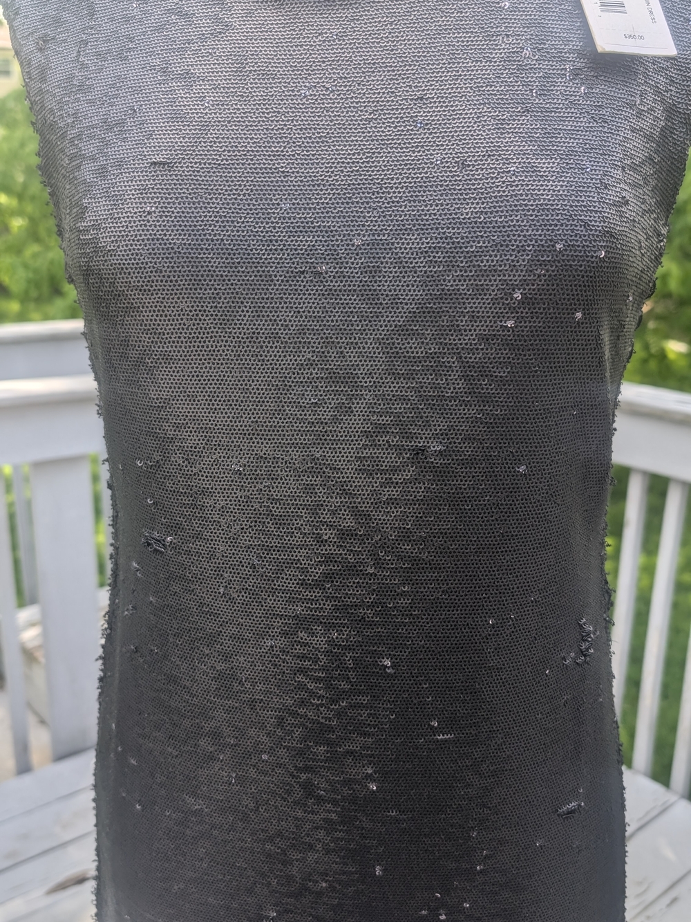 REBECCA TAYLOR Bloomingdale's Black Sequin Shell Dress
